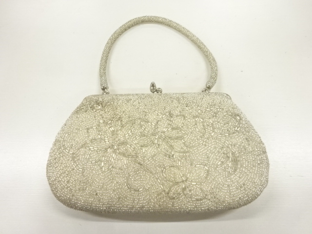 JAPANESE KIMONO / ANTIQUE BAG / BEADS